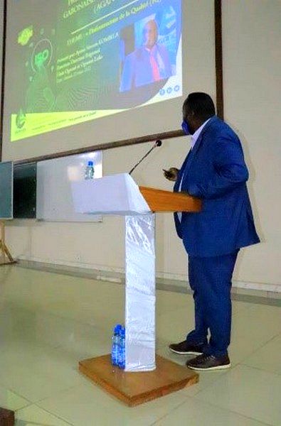 Présentation orale de Mr KOMBILA Aymar Séverin (AGANOR)